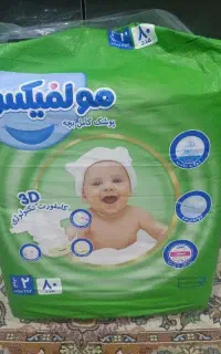 پوشک سایز 2 مولفیکس  80 عدد