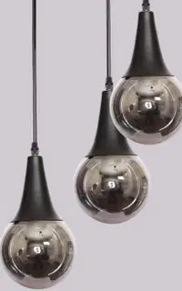 آکبند لوستر مدرن مولکولی سه شعله