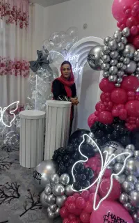 بادکنک ارایی و گل ارایی خمینی شهر اصفهان