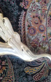 طاووس سرامیکی طلایی 550