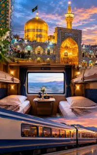 تور مشهد از شیراز /بلیت قطار/اتوبوس/آبان ماه