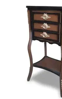 میز چوبی سه کشو