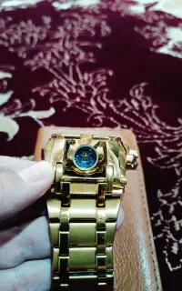 ساعت مچی Invicta zeus bolt سه موتوره اصل طلایی