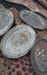 دیوتر کوب های مسی قاجارای ولی قلمش  بعدا خورده