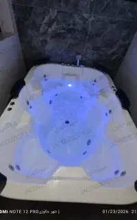 وان جکوزی نفره ورق اکریلیک 210*150 تیپ ۲
