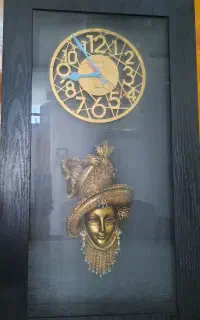 «ساعت دیواری چوبی آرتا، در حد نو و بی‌صدا