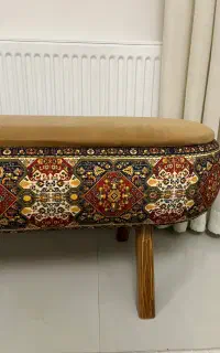 پافر سنتی چوبیبسیار تمییز و یک