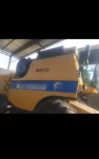 برداشت بذر یونجه با کمباین نیوهلند