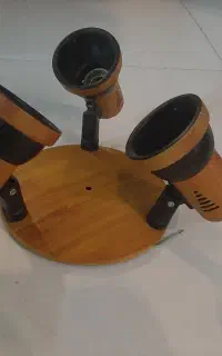 پایه لامپ طرح چوب