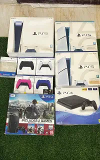 تعدادی جعبه ps5 و ps4 زیر قیمت