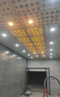 پی وی سی سقف کاذب و تعمیرات کانکس، نصب ماربل شیت