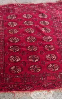 قالیچه ترکمنی با قدمت ۵۰ سال ۳عدد