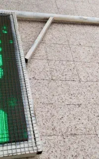 تابلوتبلیغات ال ای دی روان رنگ سبز