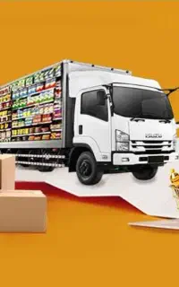 راننده پخش مواد غذایی