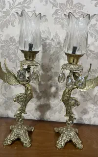 شمعدان برنز کاملا نو