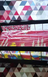 تخت گهواره ای با کمدبچه