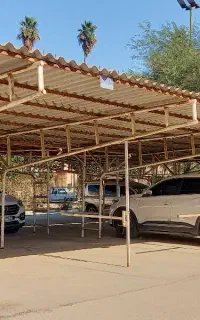 جوشکاری سیار ساخت سایبان وانواع جوشکاری