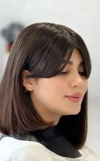 مدل کوتاهی با ماشین و قیچی