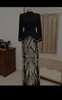 دوخت سفارشی لباس مجلسی طرح امانت‌داری ویژه
