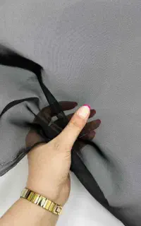 ۵متر تور خشک مشکی برا ژیفن لباس مجلسی
