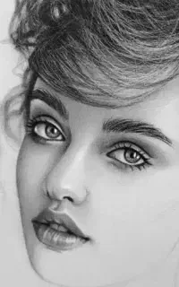 سفارش نقاشی چهره سیاه قلم