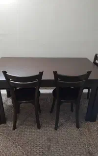 میز نهارخوری کاملاسالم 6نفره با4عددصندلی