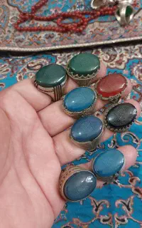 انگشترهای زیبای عقیق