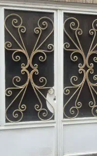 دو لنگه در آهنی پارکینگ