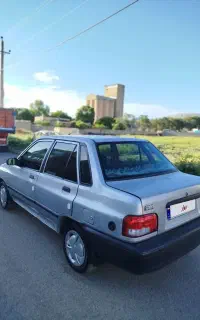 پراید نقره ای مدل 86 تازه تعمیر
