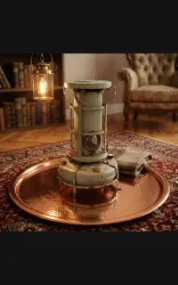 چراغ  والورر عتیقه  ، درحدنو ،