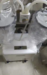 ساکشن جراحی دو شیشه مکش بالا دندانپزشکی