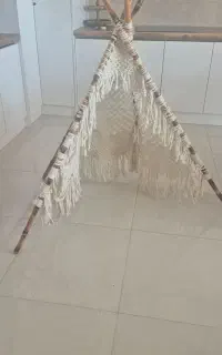 چادر سرخپوستی بافت مکرومه