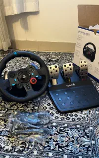 فرمان بازی Logitech G29 سالم و تمیز