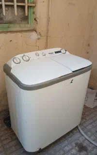 ماشین لباسشویی دوقلو هایر کاملا سالم
