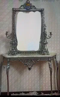 آینه کنسول برنجی