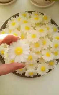 شمع گل رو آبی