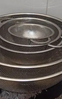 آبکش استیل پایه دار