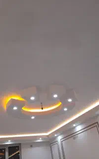 گچکاری،نورمخفی،ابزارزنی وکاشیکاری