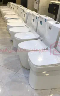 پخش توالت فرنگی ایساتیس چینی کرد مروارید بیده دار