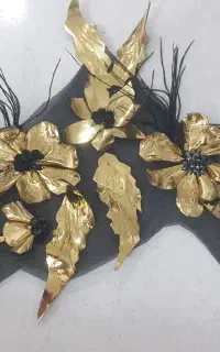 پنل جواهر دوزی اماده برای تزیین لباس
