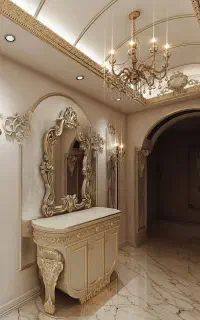 دکوراسیون داخلی کابینت کاغذ دیواری