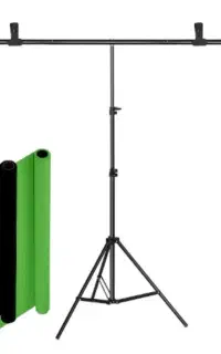 سه پایه فون عکاسی به همراه ۲ فون عکاسی بزرگ