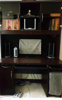 میز کامپیوتر کتابخانه دار وتحریر