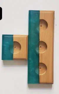 فروش انواع جا شمعی چوب و رزین