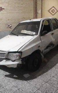 پراید 132 مدل 90 تصادف جزئی