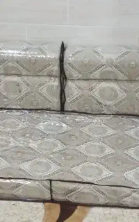 مبل خلیجی ده سانت ارتفاع به همراه کاور پلاستیکی