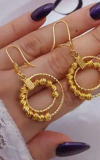 گوشواره شبیه طلا