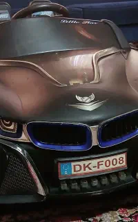 ماشین BMW شارژی مشکی متالیک