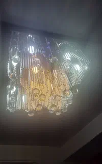 لوستر  ریسه ای دوعدد کوچک وبزرگ