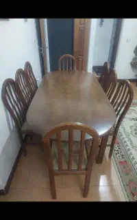 میز ناهار خوری ۸ نفره تمیز وشیک